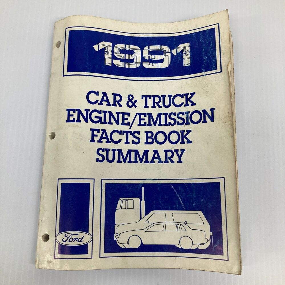 Ford Car & Truck Engine/Emission Facts Summary 1991